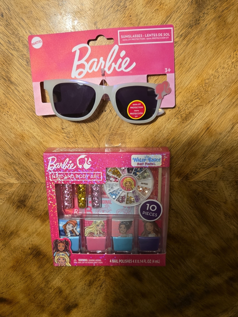 Girls' Barbie Sunglasses & Nail And Body Art Bundle